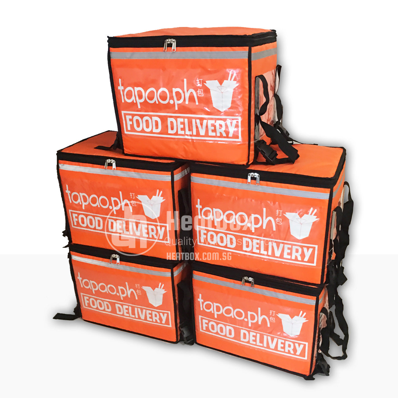 Hard Orange Food Delivery Backpack - Overseas - Simplicity