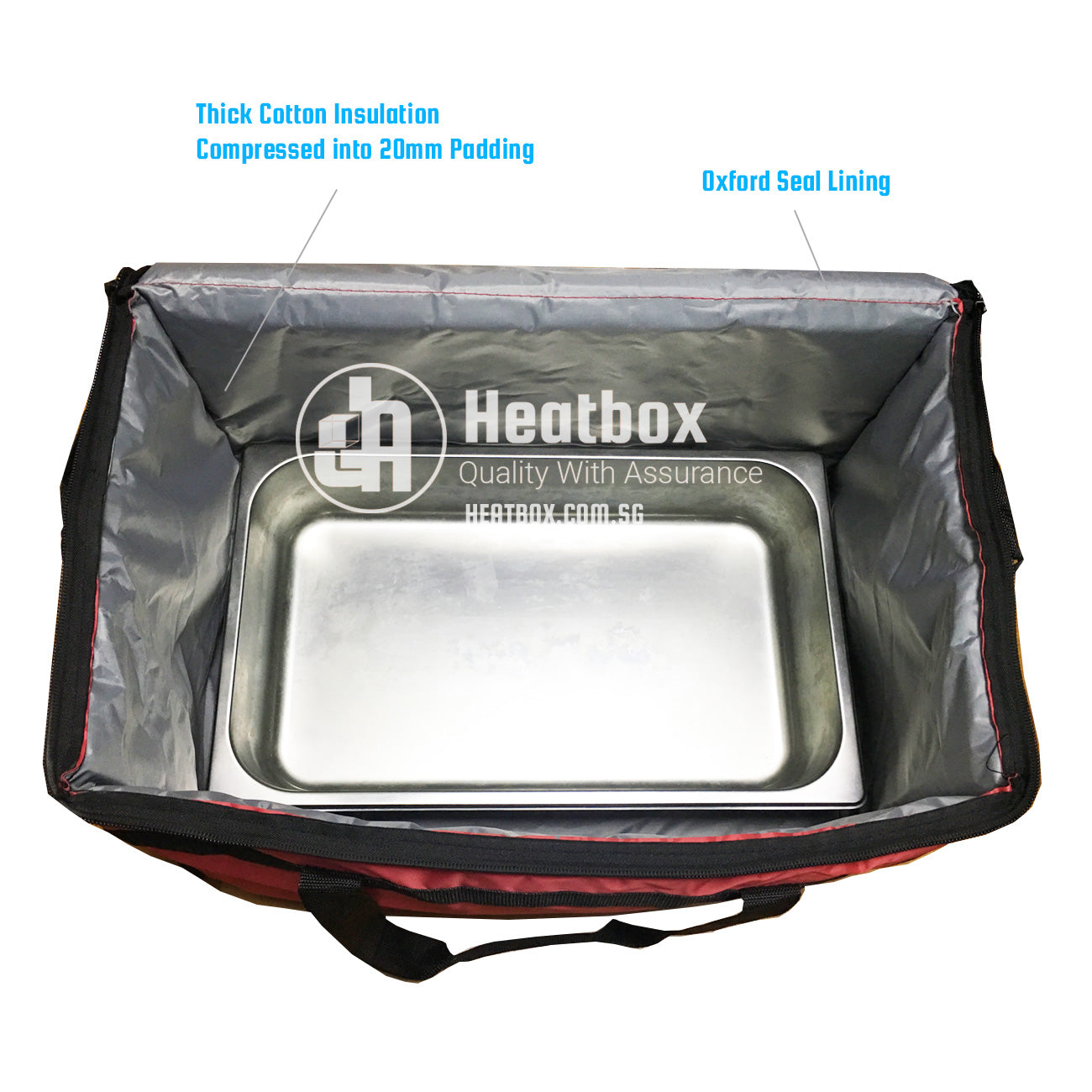 Restaurant Linen Colossal Carrier Thermal Insulation Bag - Heatbox